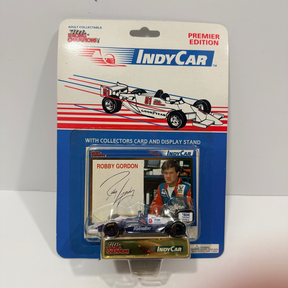 Racing Champions IndyCar Robby Gordon 1:64 Blue New Premier Edition 05100-05203S